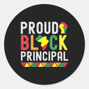 Adesivo Orgulho Negro Principal Histórico Mês Para Prin
