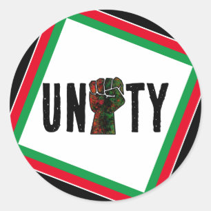 Adesivo orgulho negro punho vermelho verde bandeira pan-af