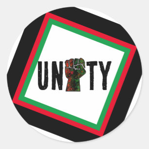 Adesivo orgulho negro punho vermelho verde bandeira pan-af