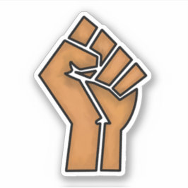 Adesivo orgulho negro unida história unida unida castanha 