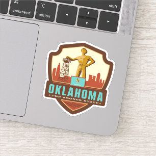 Adesivo Orgulho Oklahoma do estado
