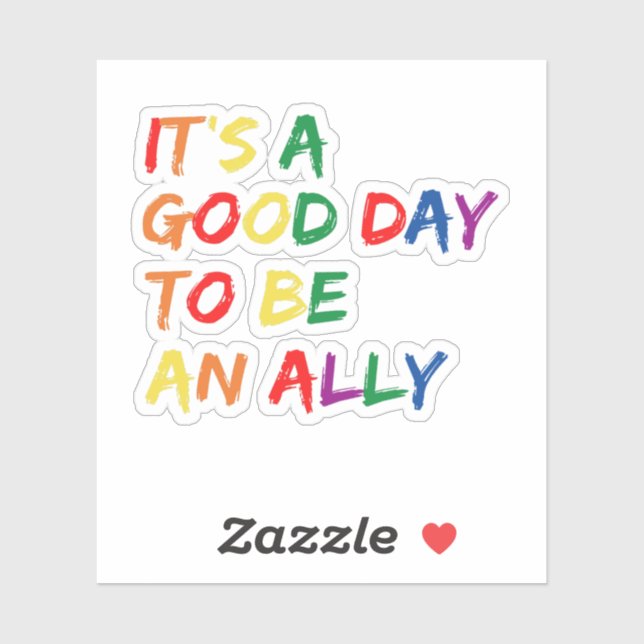 Adesivo Orgulho Orgulho Gay LGBT Mês Presente na Parada (Folha)