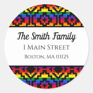 Adesivo Orgulho Rainbow LGBTQ Endereço Geométrico de Devol