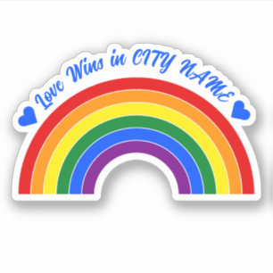 Adesivo Orgulho Sinalizador Rainbow