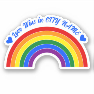 Adesivo Orgulho Sinalizador Rainbow
