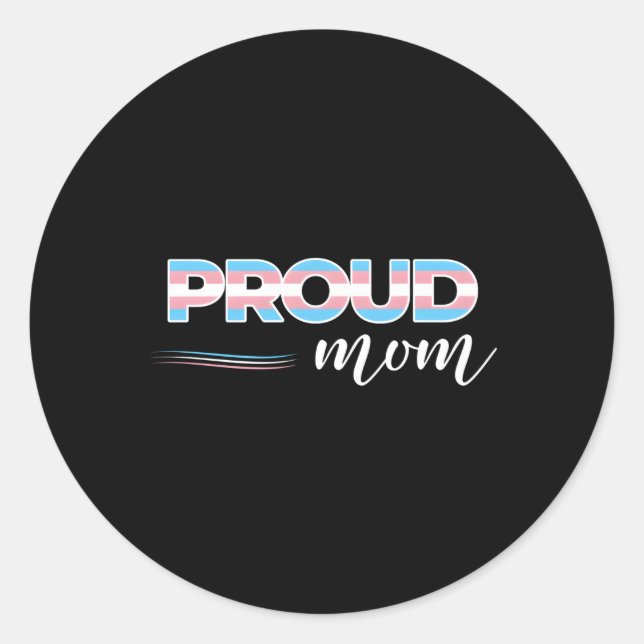 Adesivo Orgulho Transgênero Orgulho Trans Igualdade Mãe E  (Frente)