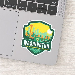 Adesivo Orgulho Washington do estado