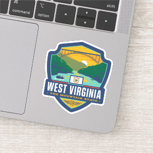 Adesivo Orgulho West Virginia do estado