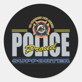 Adesivo Orgulhosa Apoiadora da Polícia