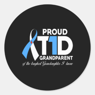 Adesivo Orgulhosa Avó Do T1D