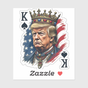 Adesivo Orgulhosa Dia da Inauguração Americana de Maga Tru