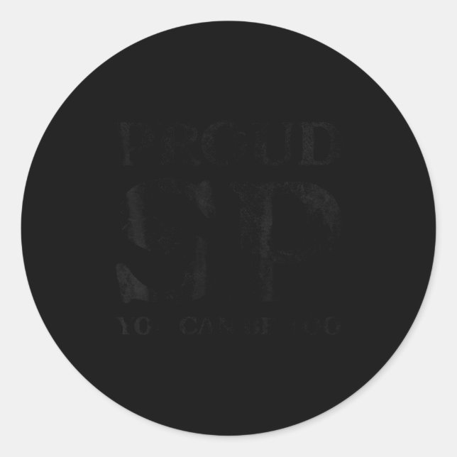 Adesivo Orgulhosa Ideia de Citação Engraçada Anti Cientolo (Frente)