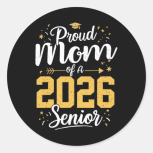 Adesivo Orgulhosa Mãe De Um 2026 Sênior 2026 Cl De 2026 Gr
