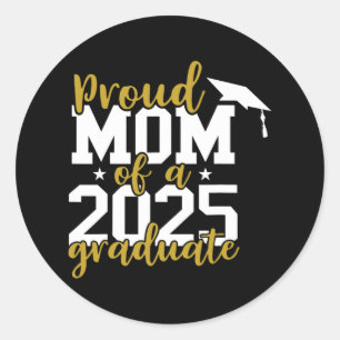Adesivo Orgulhosa Mãe De Um Formando De 2025