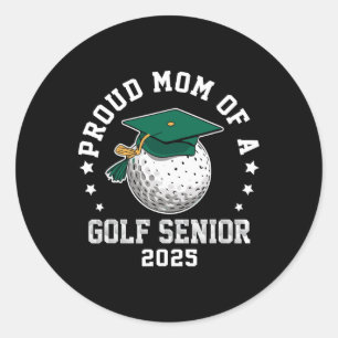 Adesivo Orgulhosa Mãe De Um Veterano De Golfe Da Turma De