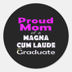 Adesivo Orgulhosa Mãe Mais velho Magna Cum Laude Cl De For