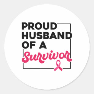 Adesivo Orgulhosa Marido Da Consciência Do Cancer De Sobre