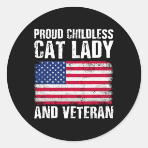 Adesivo Orgulhosa Mulher De Gato E Eleição Engraçada Veter