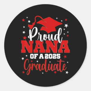 Adesivo Orgulhosa Nana Da Licenciatura De Mais velho De 20