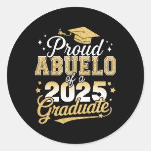 Adesivo Orgulhoso Abuelo De Um Cl De Gradu Formando 2025