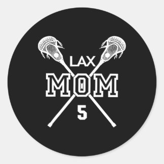 Adesivo Orgulhoso Amor Lacrosse Mãe 5 Jogador de Lax