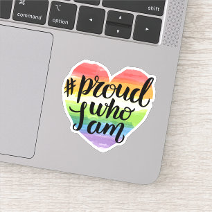 Adesivo Orgulhoso de quem sou
