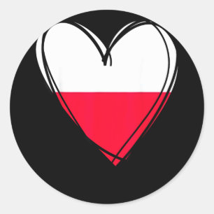 Adesivo Orgulhoso de ser polonês amo varsóvia polônia band