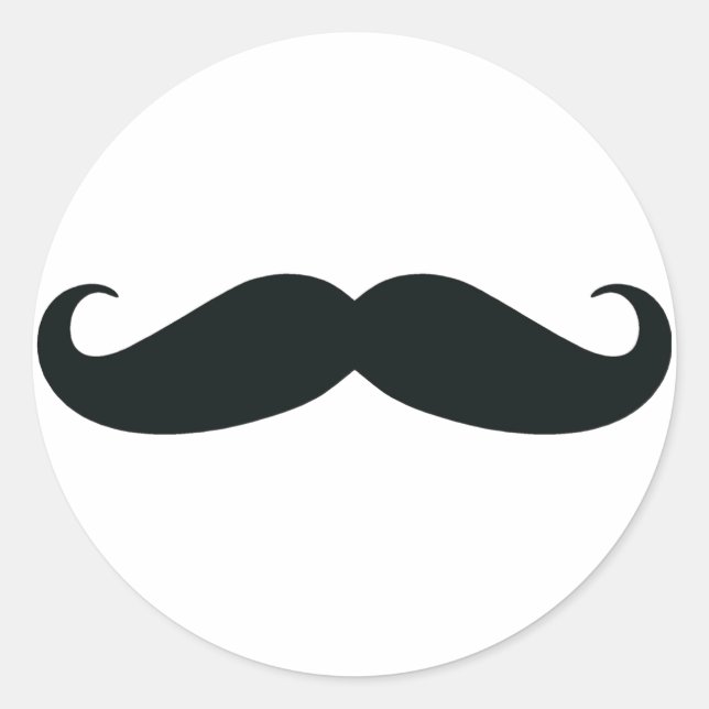 Adesivo Orgulhoso do meu bigode....bigode (Frente)