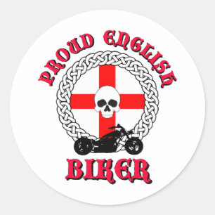 Adesivo Orgulhoso inglês Biker