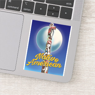 Adesivo Orgulhoso Nativo Americano