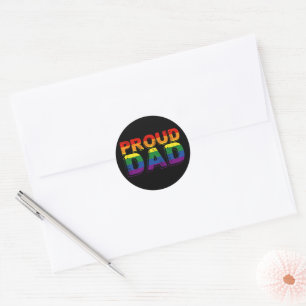 Adesivo Orgulhoso Pai LGBT Parente Orgulho Gay Pai