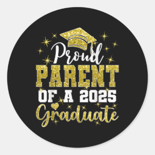 Adesivo Orgulhoso Pai/Mãe de Graduado Senior de 2025