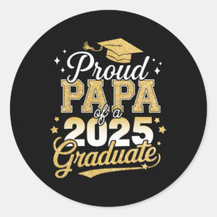Adesivo Orgulhoso Papa De Um Licenciado De Mais velho De 2