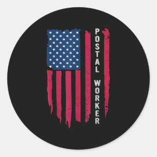 Adesivo Orgulhoso Postmaster Us Posto Service Mem