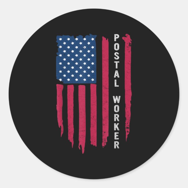 Adesivo Orgulhoso Postmaster Us Posto Service Mem (Frente)