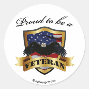 Adesivo Orgulhoso ser um veterano