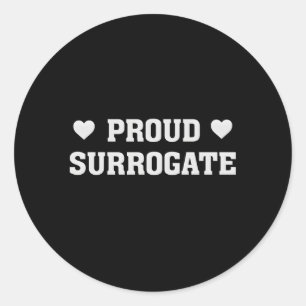 Adesivo Orgulhoso, Surrogado Adoro Ele