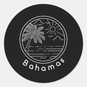 Adesivo Orgulhosos bahamenses das Bahamas Presente de band