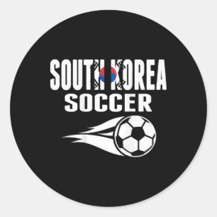 Adesivo Orgulhosos Fãs de Futebol da Coreia do Sul Jersey 