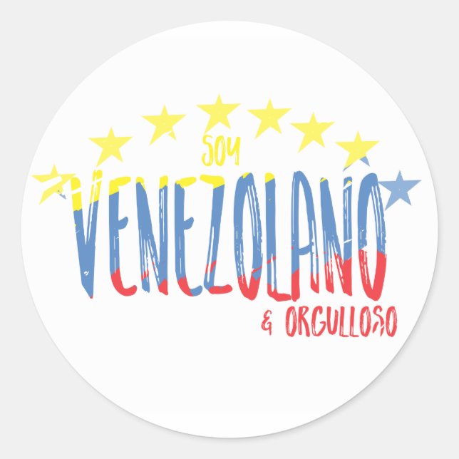 Adesivo Orgullo Venezolano (Frente)