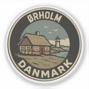 Adesivo Ørholm, Dinamarca Danmark 