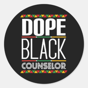 Adesivo Orientador Preto de Drogas Mês da História Negra