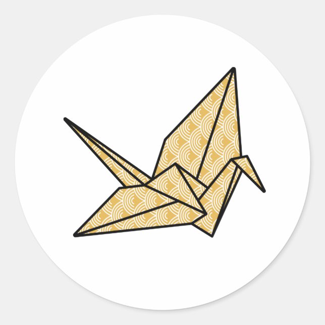 Adesivo Origami Crane (Frente)