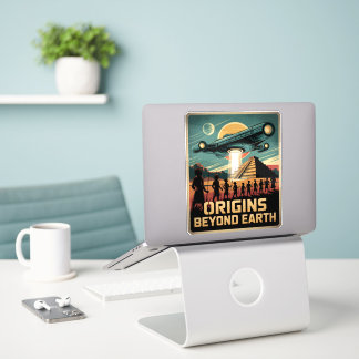 Adesivo Origens além da Terra Teoria da Alienígena Antiga