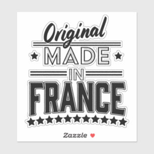 Adesivo Original feito na França logotipo