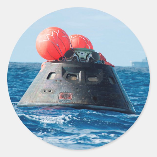 Adesivo Orion Capsule Spacecraft Ocean Recovery (Frente)