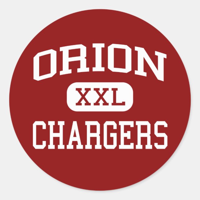 Adesivo Orion - Chargers - Segundo grau - Orion Illinois (Frente)