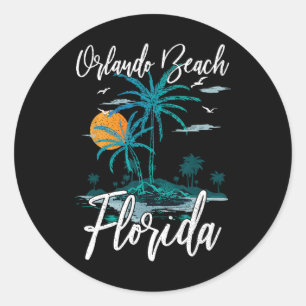 Adesivo Orlando Beach Family Vacing Palm Tree Su