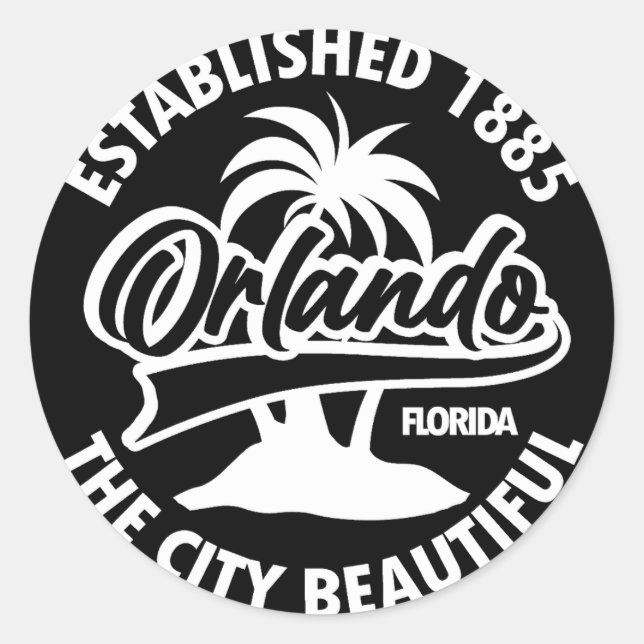 Adesivo Orlando, Flórida (Frente)