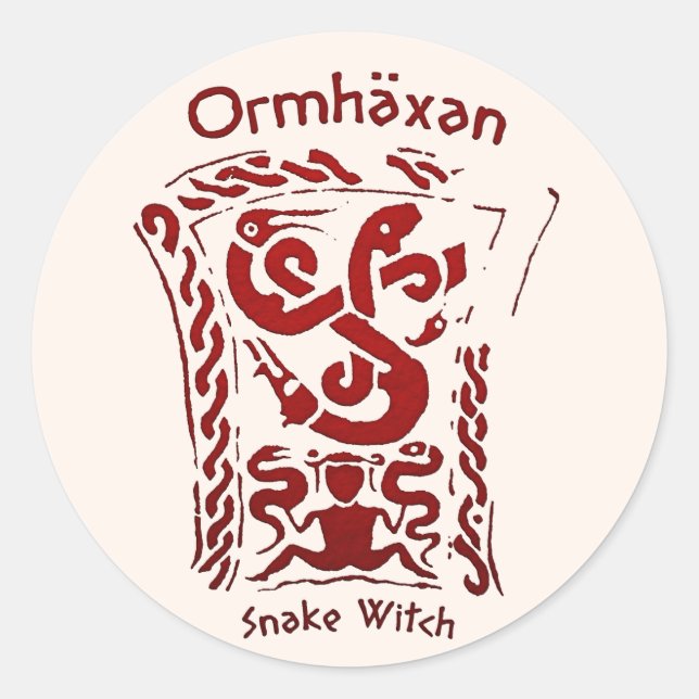 Adesivo Ormhäxan Cobra Witch Rune (Frente)